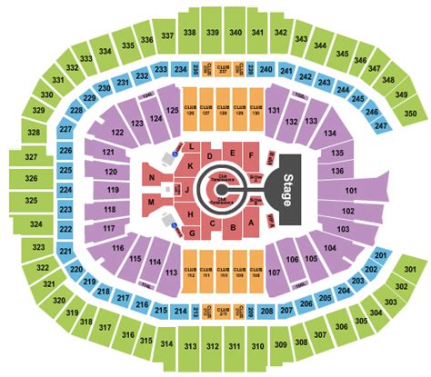 Mercedes Benz Stadium Concert Seating Chart