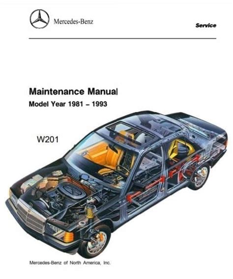 Mercedes Benz W201 1984 1993 Service Repair Manual