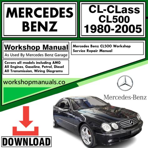 Mercedes Cl Class Cl500 Cl600 W140 Repair Manual