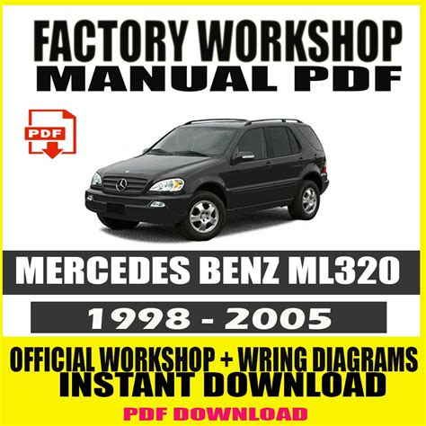 Mercedes Ml320 1997 2005 Factory Service Repair Manual Pdf