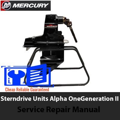 Mercruiser Alpha I Gen Ii Sterndrive Full Service Repair Manual 1991 2010