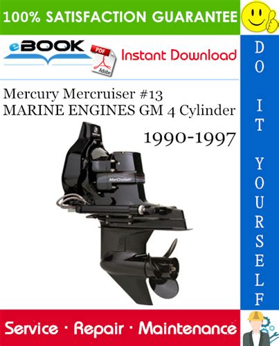 Mercruiser Service Manual 13 Marine Engines Gm 4 Cylinder 1990 1997