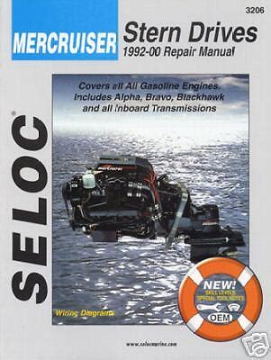 Mercruiser Stern Drive 1992 2000 Service Repair Manuals Download