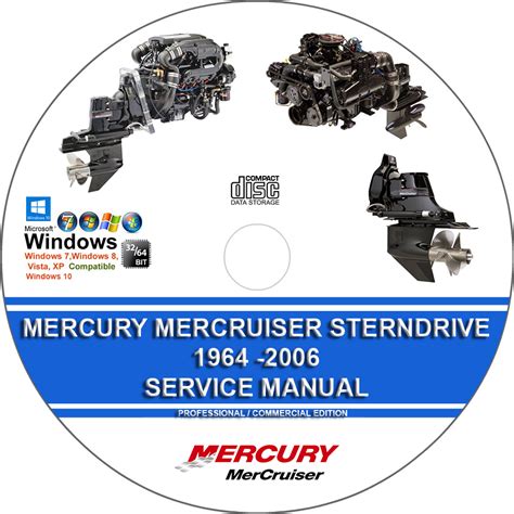 Mercruiser Stern Drive Service Repair Workshop Manual Instant Download 1964 1991