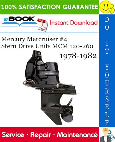 Mercruiser Stern Drive Units Mcm 120 260 04 Service Manual Searchable Download