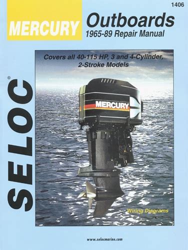 Mercury 1965 1989 40 115hp Service Repair Manual