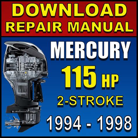 Mercury 2 Stroke Service Repair Manual 70 115 1987 93