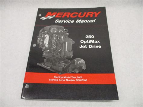 Mercury Marine 250 Optimax Jet Drive Engine Service Repair Manual Download 2002 Onwards