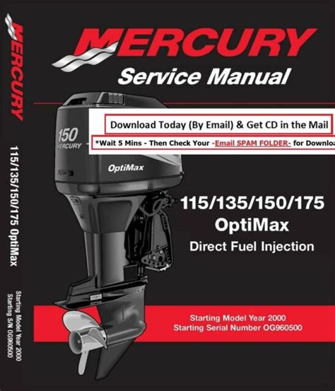 Mercury Mariner 175 Hp Optimax Dfi 2000 Factory Service Repair Manual