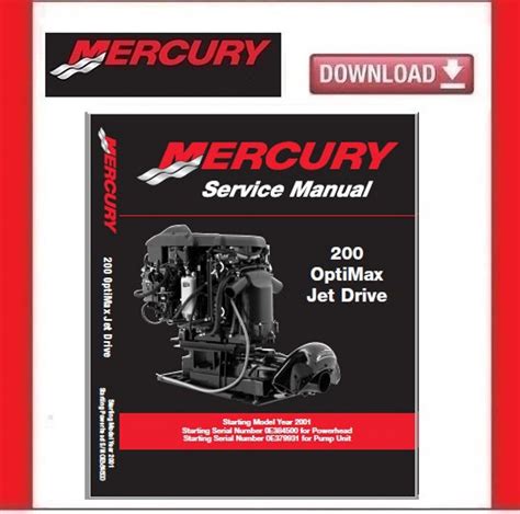 Mercury Mariner 200hp Optimax Jet Drive Service Manual