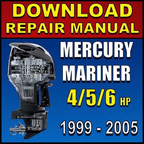 Mercury Mariner Download 1998 2001 Service Manual 40 45 50 4 Stroke Outboard