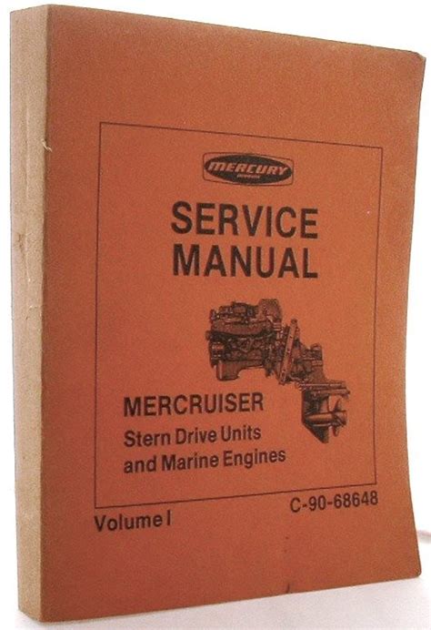 Mercury Mercruiser Number 01 Stern Drive Units And Marine Engines Service Repair Manual 1963 1973 Download