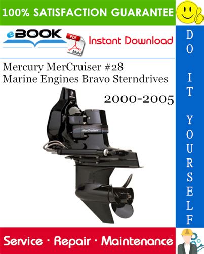 Mercury Mercruiser Number 28 Marine Engines Bravo Sterndrives Service Repair Manual 2000 2005 Download