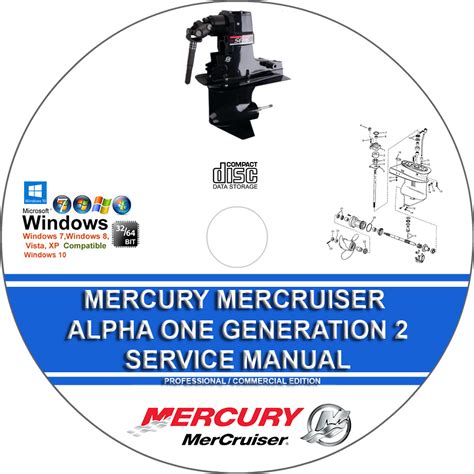 Mercury Mercruiser Sterndrive Units Alpha One Generation 2 Service Repair Manual Workshop Guide