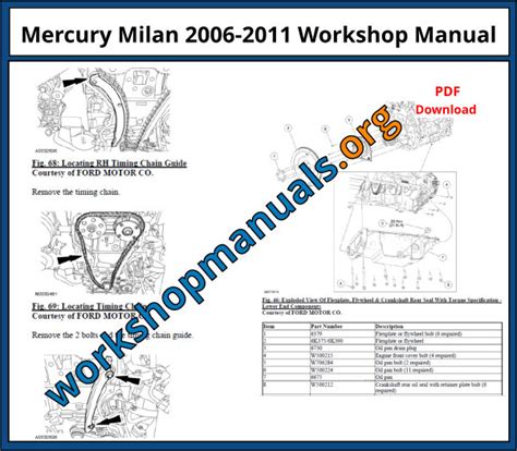 Mercury Milan Hybrid 2011 Workshop Repair Service Manual