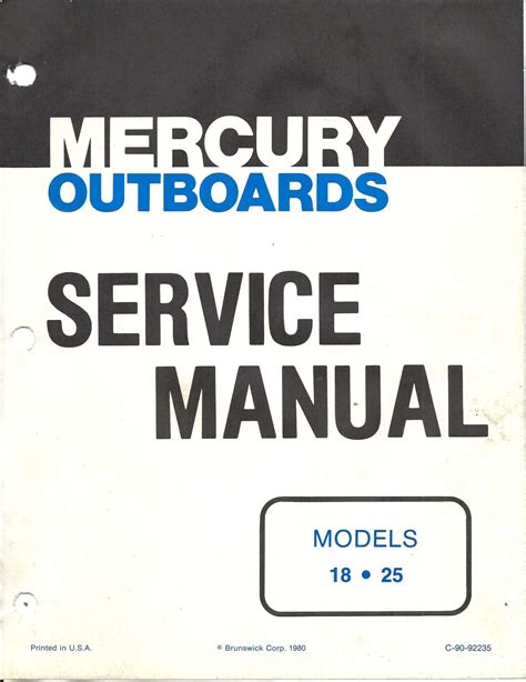 Mercury Outboard Service Manual Download Free