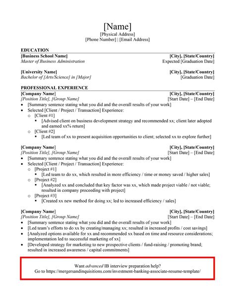 Mergers And Inquisitions Cv Template