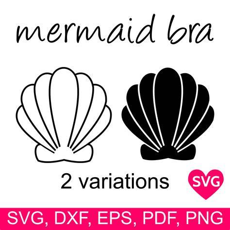 Mermaid Man Shell Bra Template