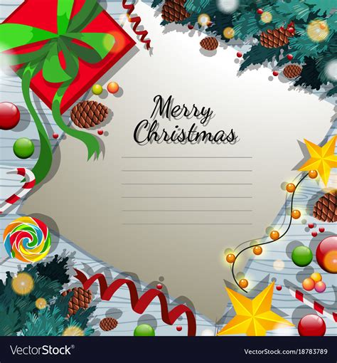 Merry Christmas Card Template