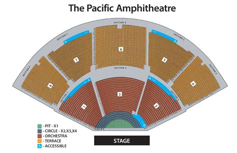 Mesa Amphitheater Seating Chart