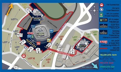 Metlife Stadium Parking Chart
