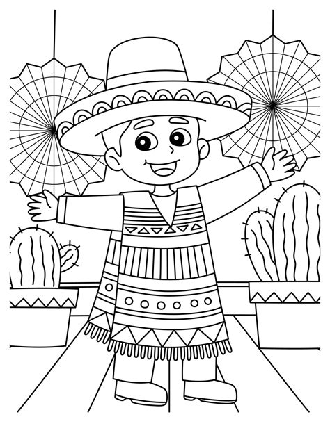 Mexico Coloring Sheets