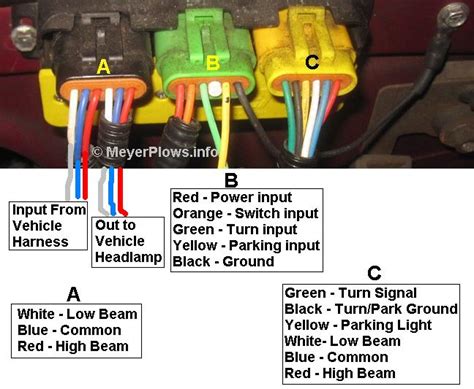 Meyers Snow Plow Light Wiring Diagram Switch