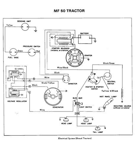 Mf 135 Tractor Wiring Diagram