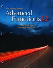 Mhr Advanced Functions 12 Solution Manual