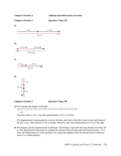 Mhr Calculus And Vectors 12 Solutions Manual