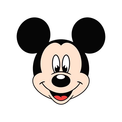 Mickey Mouse Face Template