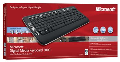 Microsoft Digital Media Keyboard 3000 Manual