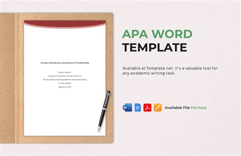 Microsoft Word Apa Format Template