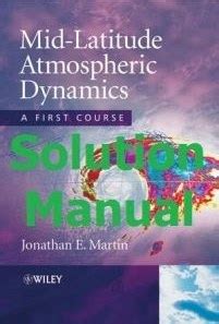 Mid Latitude Atmospheric Dynamics Solution Manual