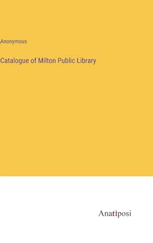 Milton Public Library Catalogue