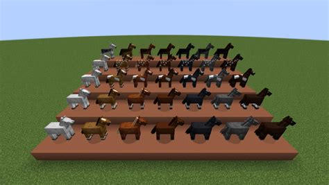 Minecraft Horse Colors Chart
