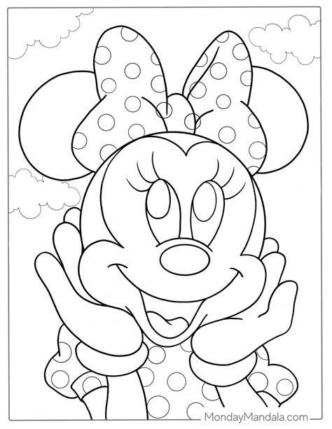 Minnie Mouse Coloring Pages Printables
