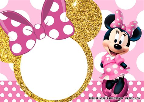 Minnie Mouse Invitation Template Free