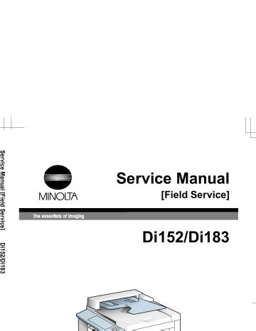 Minolta Di152 Di183 Field Service Manual