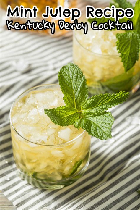 Mint Julep Recipe Printable