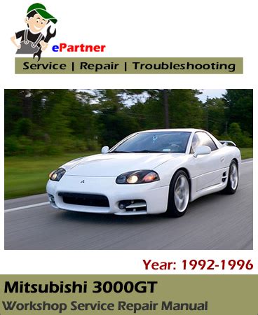 Mitsubishi 3000gt Service Repair Manual Download 1992 1996