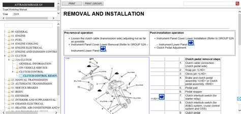 Mitsubishi Attrage 1991 1995 Service And Repair Manual