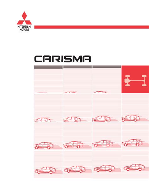 Mitsubishi Carisma 2004 Repair Service Manual