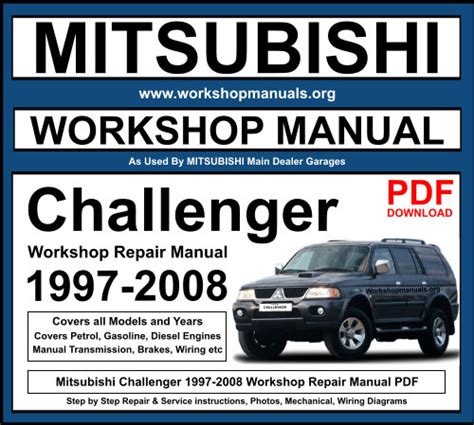 Mitsubishi Challenger Repair Manual