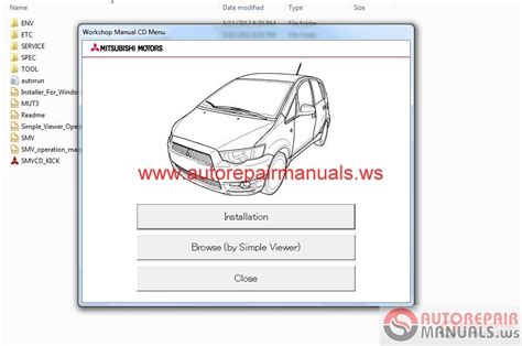 Mitsubishi Colt Czc Service Manual