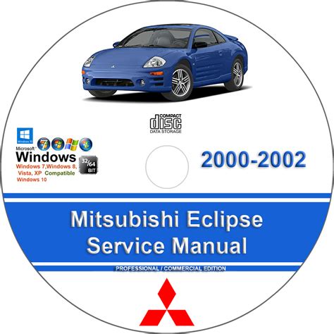 Mitsubishi Eclipse 2000 2001 2002 Service Repair Shop Service Manual Download