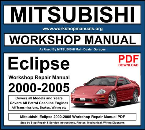 Mitsubishi Eclipse 2000 Repair Service Manual