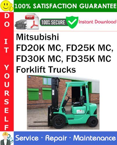 Mitsubishi Fd20k Mc Fd25k Mc Fd30k Mc Fd35k Mc Forklift Trucks Service Repair Workshop Manual Download