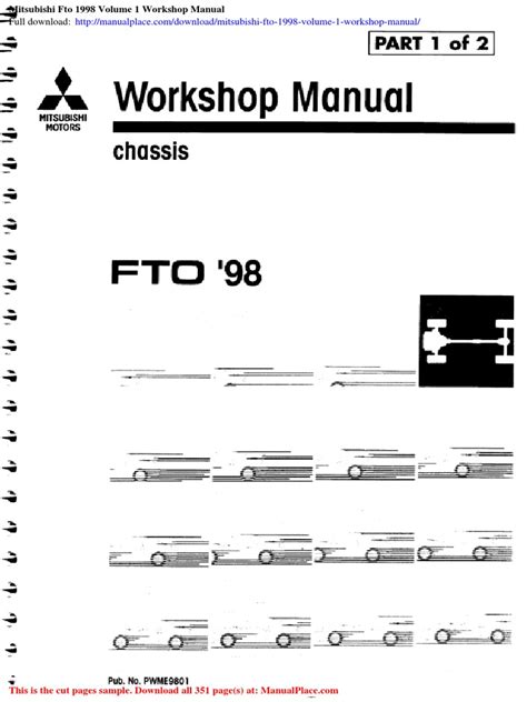 Mitsubishi Fto 1998 Workshop Service Manual Pdf