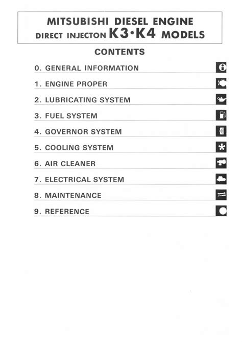 Mitsubishi K Series Engines Service Manual